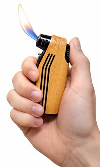 Luksus pibelighter. Driftssikker gas lighter i flot design