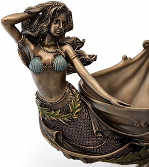 En meget imponerende Art Nouveau Havfrue Skål til Frugt eller Slik