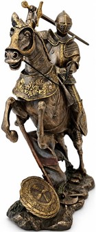BEDSTE JULEGAVE TIL HAM. Ridder på en hest figur. Unik stue dekoration