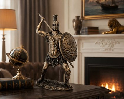 Ajax den Store Statue. Heroisk mytologisk figur og unik gave til mand