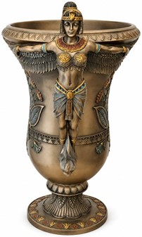 En egyptisk vase fra Veronese. To gudinder og et strejf af evighed!