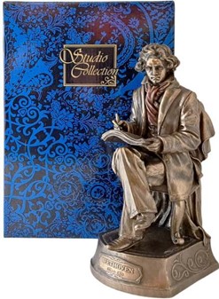 Ludwig van Beethoven Figur. Oplev genialiteten fanget i bronze