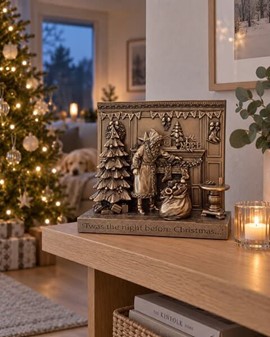 “Natten før jul” julefigur i bronze – Perfekt mesterværk og julegave