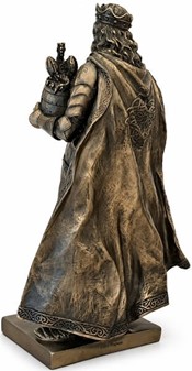 GAVER TIL MÆND. Flot dekorativ bronze figur af Kong Arthur