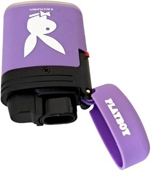 Ikonisk Playboy Lilla Lighter. Turbo Flamme og Unikt Design