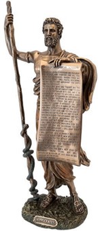 HIPPOKRATES BRONZE FIGUR. Perfekt gave til en læge og lægekandidat