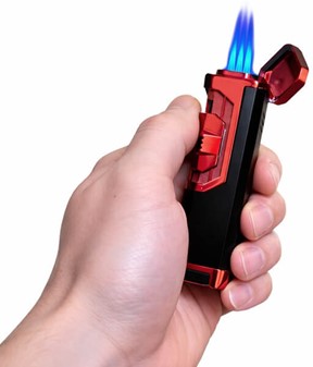 Opdag elegance og kraft. Køb vores solid stormlighter i i rød / sort
