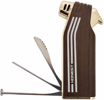 Premium Pibe Lighter med værktøj. Perfekt gave til piberygeren