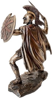 GRÆSK MYTOLOGISK FIGUR. Figur af Achilleus, helten fra trojanerkrigen