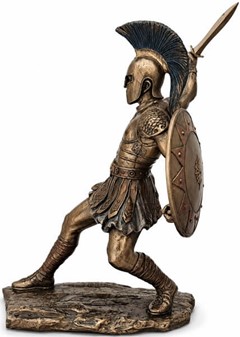 Hektor af Troja – episk bronzefigur til stue dekoration eller gave