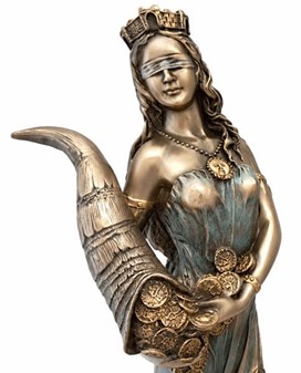 Gudinde Fortuna Figur. Den Ultimative Gave til Succes og Held