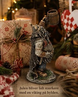 Sjov Viking Figur med et Krus Øl. Perfekt idé til ukonventionel gave