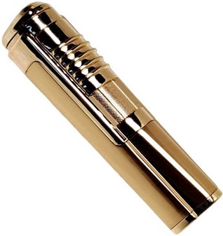 Luksus Guld Gas Lighter. Elegant & Pålidelig Stormflamme Lighter