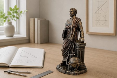 Pythagoras figur. Gave til medicinsk universitetsuddannet eller læge
