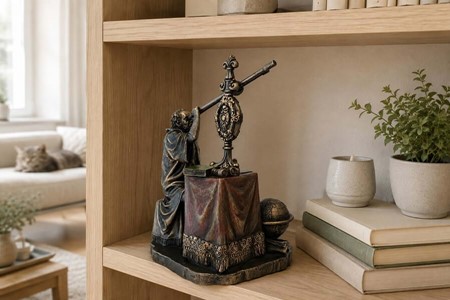Galileo Galilei Figur. Forvandl dit hjem til et univers af opdagelser