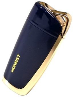 LIGHTER. Salg af vindafvisende, blå turbolighter billigt