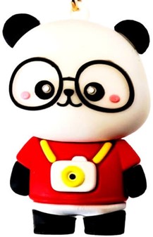Julenøglering med Panda Motiv. Perfekt Tilbehør til Vintersæsonen