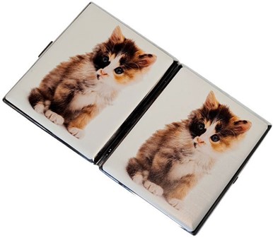 Katte-cigaretetui: Beskyt dine cigaretter med stil. Til 20 cigaretter