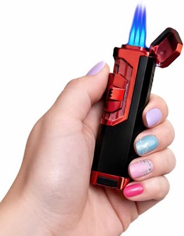 Opdag elegance og kraft. Køb vores solid stormlighter i i rød / sort