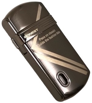 FØDSELSDAGSGAVE TIL MANDEN. Super og billig gas lighter i grafit