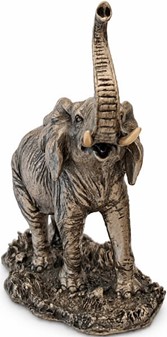 Lille Elefant Figur. Bronze Dekoration – Perfekt Gave til Hjemmet