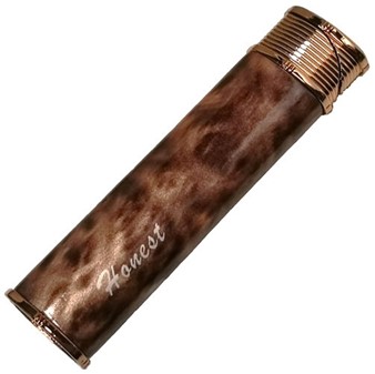 GAVEØNSKER TIL KVINDER. Smuk lighter i brun, ikke kun til hende