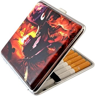 Det Unikke Cigaretetui til 20 Stk. – Indianer Stil. Billig Pris!
