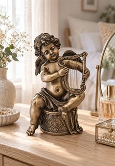 SMUK ENGEL. Smuk og billig bronze figur. Julegaveideer til hende