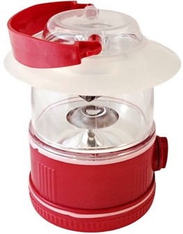 Billig Mini Campinglampe. Lyser som en rød stjerne! lyser til 72 timer