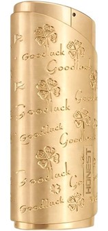 GAS LIGHTER. Eksklusiv Guld Lighter med Jet Flamme