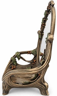 Sminkebord med roterende spejl i Art Nouveau. Til den stilfulde kvinde