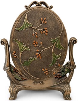 Sminkebord med roterende spejl i Art Nouveau. Til den stilfulde kvinde