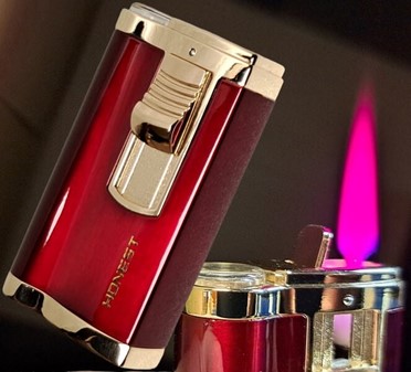 KÆRESTE GAVE TIL HENDE. Unik billig lighter med rød flamme til kvinder