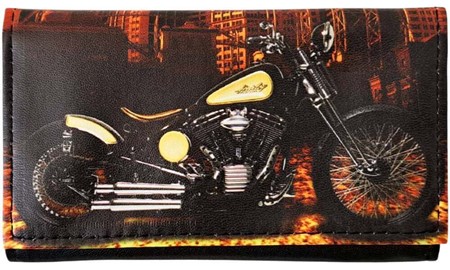 Eksklusiv tobakspung med motorcykelmotiv. Den perfekte gave til ham