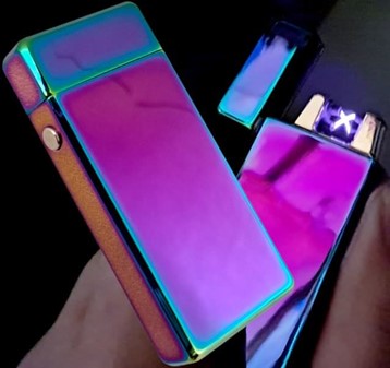 Futuristisk kvalitets lighter USB med plasma og regnbue glød