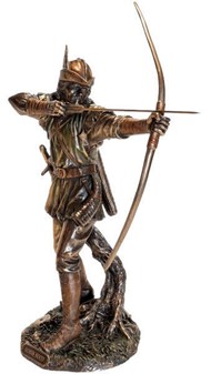 Robin Hood Figur. Legenden I Bronze: Sherwood-stil til din stuen!