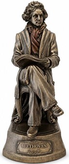 Ludwig van Beethoven Figur. Oplev genialiteten fanget i bronze