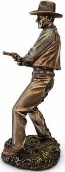 Cowboy figur i bronze finish. Vilde vestens sjæl til dit hjem