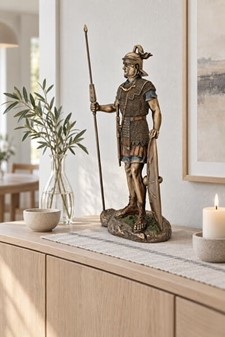 Romersk Legionær Figur i Bronze. Perfekt Gave til Ham og Kontor Pynt
