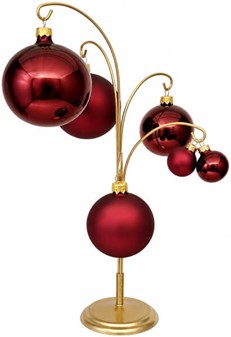 MØRKERØDE JULEKUGLER. billige burgundy julekugler glas, mat/blank