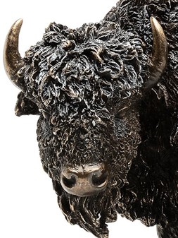 Unik Europæisk Bison Bronzefigur: Den perfekte gave til chefen