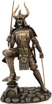 Samurai Figur Bronze. Unik Julegaveidé og Dekoration til Ham