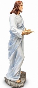 Skab Ro: Jesus Kristus figur med Sjæl. Kunstværk fyldt med Fred og Håb