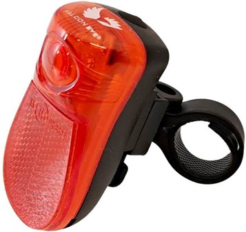 Cykellygtesæt. LED + Reflektor. Frontlygte og Baglygte i to farver