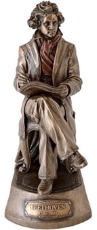 Ludwig van Beethoven Figur. Oplev genialiteten fanget i bronze