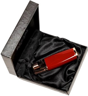 GODE GAVER TIL KÆRESTEN. Smuk og billig gylden-rød Lighter til kvinder