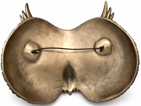 PYNT VÆGGEN. Smuk og billig dekorativ ugle maske i Steampunk stil