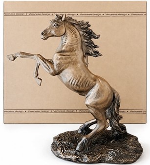Bronze Heste Figur. Perfekt gave til til hesteejere og dyreelskere