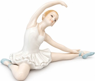 PORCELÆNSFIGUR. Flot porcelæn figur af ballerina. Gave til danserinde