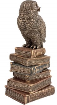 Ugle Figur Bronze. Kreativ Studentergave og Symbol på Visdom
